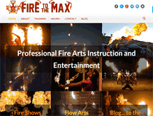 Tablet Screenshot of firetothemax.com